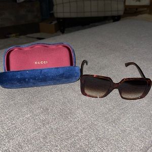 Authentic Gucci Sunglasses with case!!